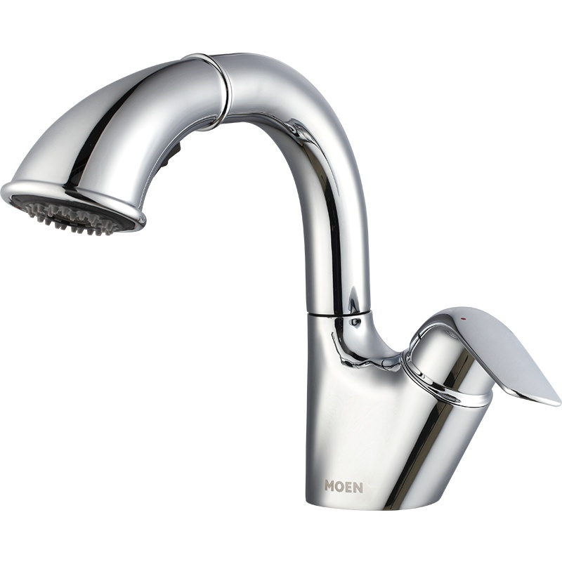 摩恩抽拉式水龙头冷热洗脸盆冷热洗手盆水龙头家用洗脸盆水龙头