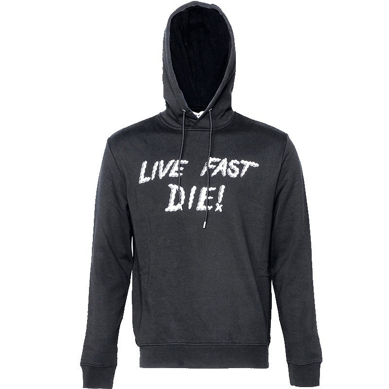 MCQ ALEXANDER MCQUEEN亚历山大麦昆 男士连帽卫衣套头燕子款外套