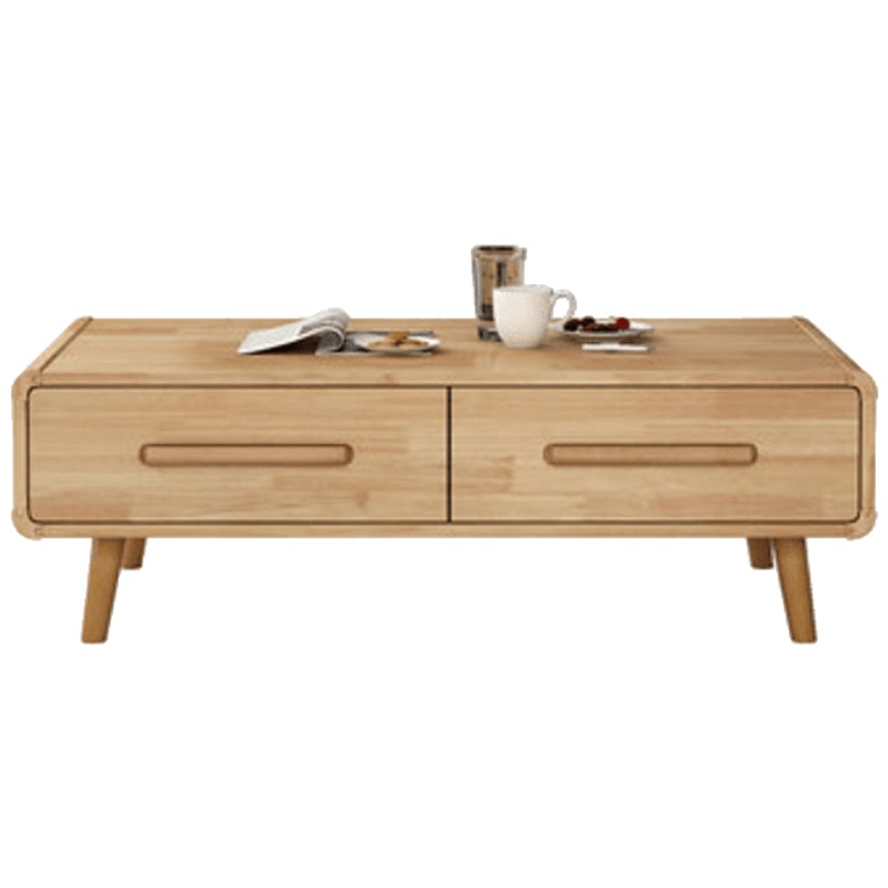 北欧电视柜茶几组合现代简约客厅家用实木小户型电视机柜家具套装 电视柜1.2米 整装安心抵