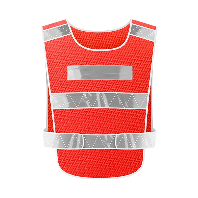反光背心夜间道路交通背心安全背心环卫背心橘红色马甲
