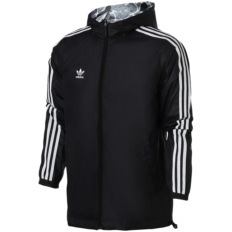 adidas阿迪达斯三叶草运动服秋冬季男装长袖夹克外套DN8041 L DN8041多色+黑色