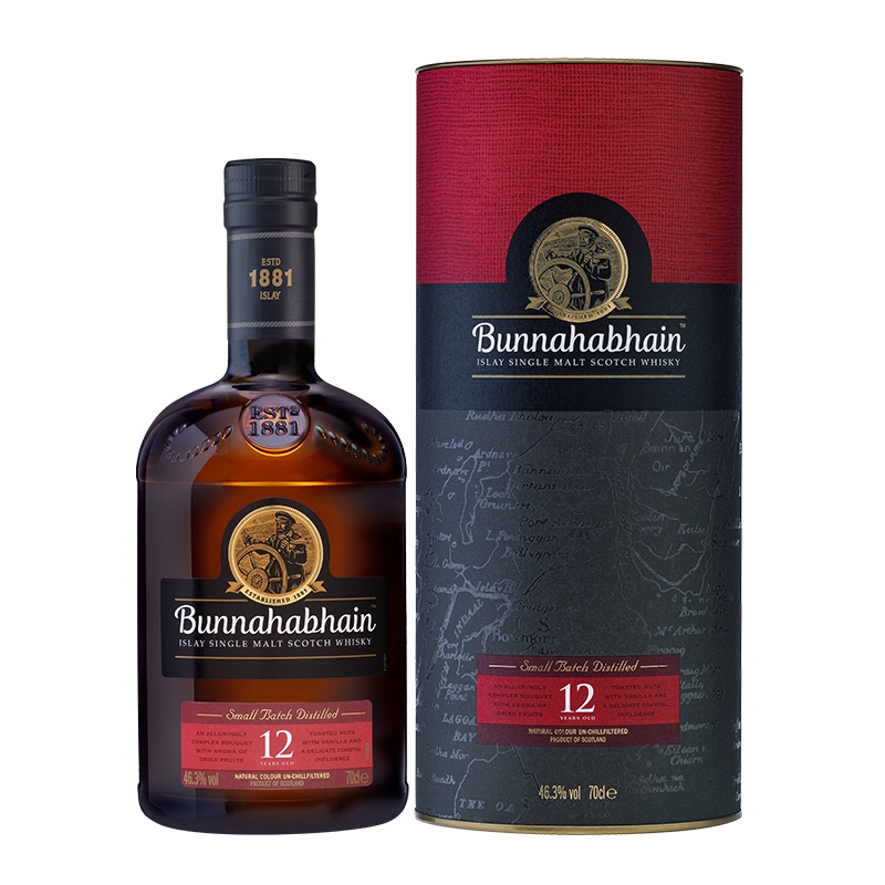 布纳哈本(Bunnahabhain)12年 单一麦芽苏格兰Whisky威士忌 700ml