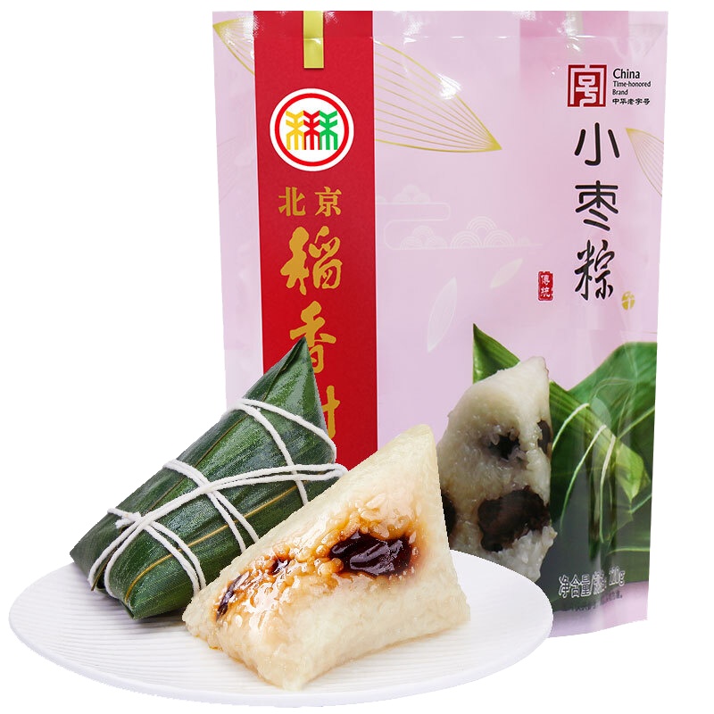 北京稻香村小枣粽子110g*4 北京特产端午粽子