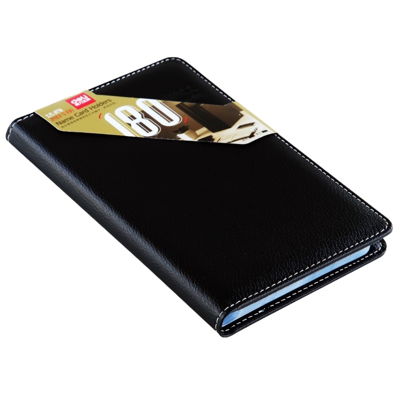 得力硬皮名片册商务名片夹5792男士收纳便携耐用/180卡位 180p