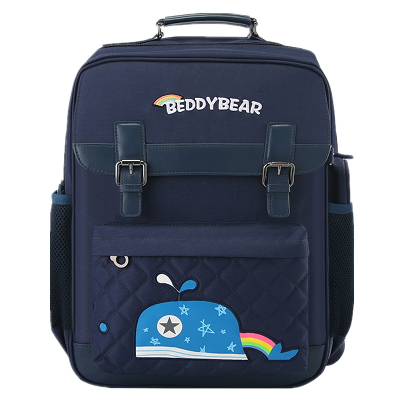 韩版BEDDYBEAR杯具熊儿童幼儿园书包小学生男童女童小孩9-14岁双肩包背包杯具熊皮皮蓝书包防水面料