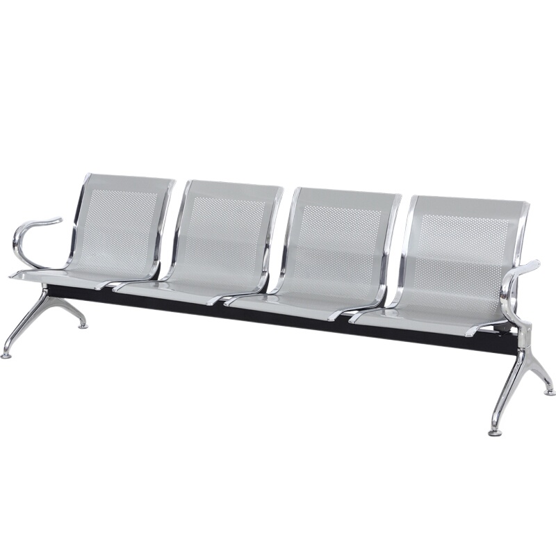 卓澳(ZHUOAO)连排椅机场椅公共座椅长椅银行医院等候椅输液椅休闲排椅4人位