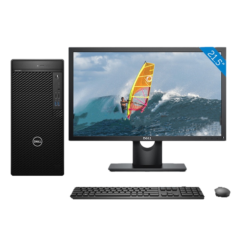 戴尔(Dell)Optiplex3080MT商用电脑整机21.5英寸显示器(i3-10100 4G 1T 三年)