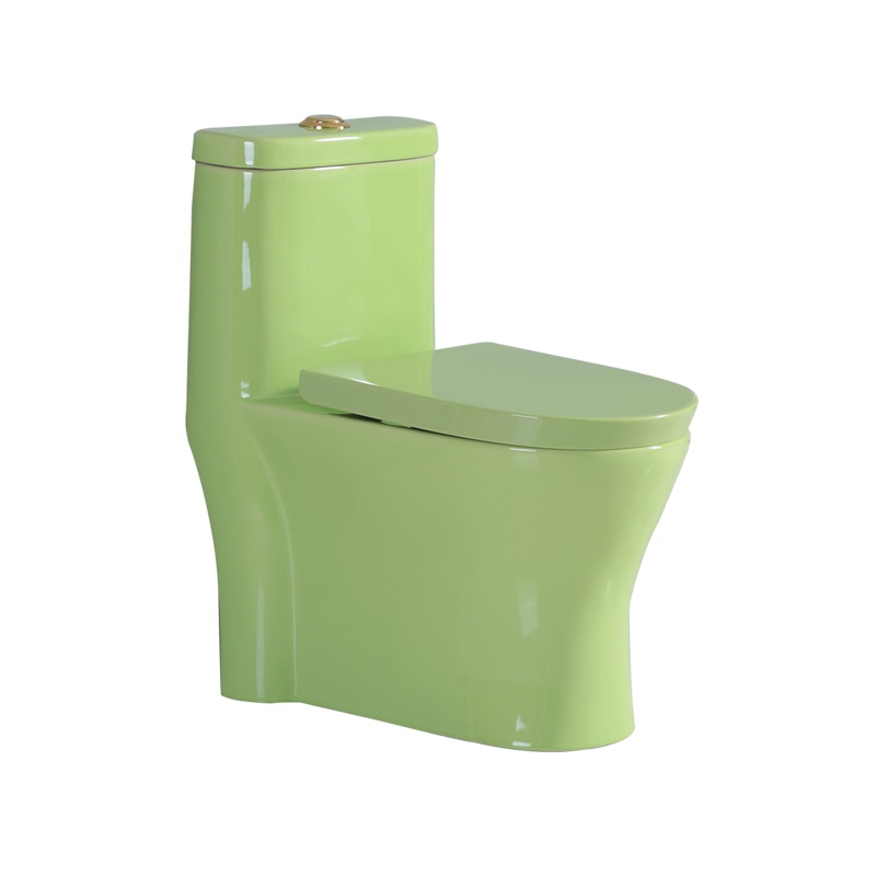 露泊雅 家用陶瓷坐便器超漩虹吸式马桶彩色糖果色座便器