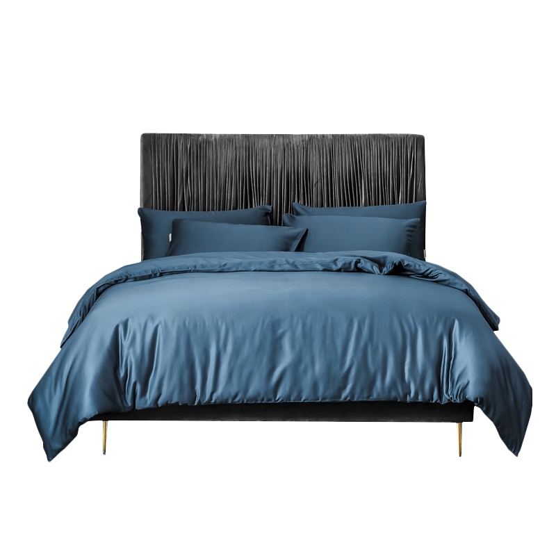 曼凝家纺 60支埃及长绒棉全棉单双人被套纯棉欧美纯色1.5/1.8/2.0/2.2学生居家被罩