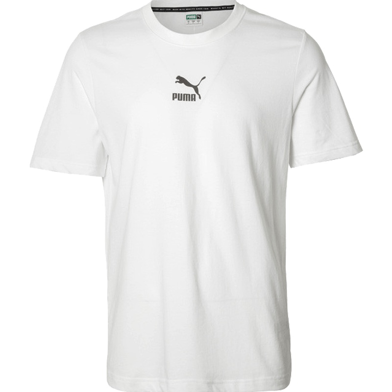 PUMA彪马男子运动服舒适短袖上衣 透气宽松休闲短袖T恤 579507