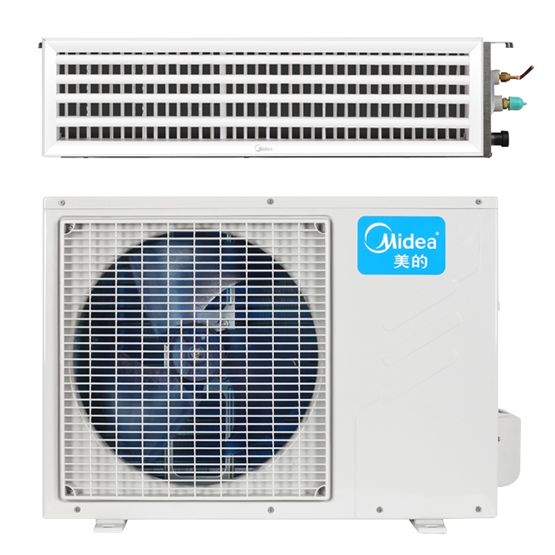 美的(midea)1.5匹 家用中央空调 定频 一拖一 冷暖型 风管机 KFR-35T2W/D-TR