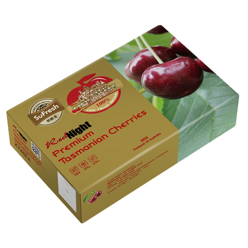 苏鲜生塔斯马尼亚空运进口车厘子4斤装32-34mm (JJJJ级)应季高端新鲜水果礼盒