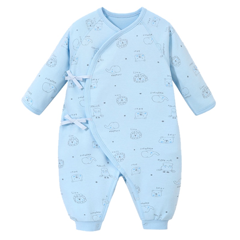 丽婴房婴儿衣服儿连体衣男女宝宝纯棉连体衣爬爬服哈衣