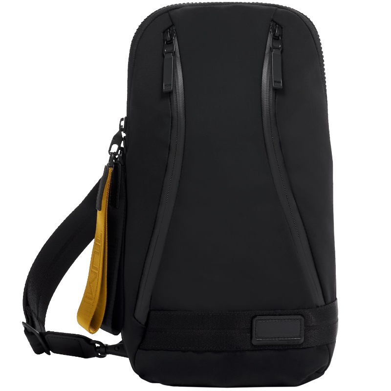 TUMI途明 TAHOE系列潮流纹理便携男士单肩胸包0798683D-黑色