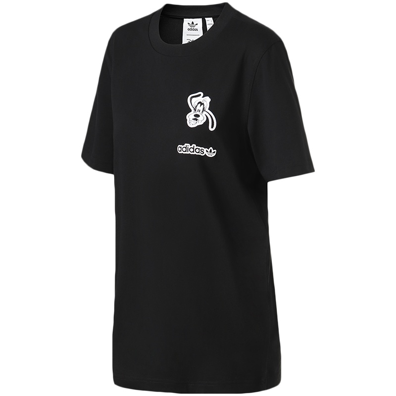 阿迪达斯三叶草男服短袖Disney高飞联名运动休闲服GD6024