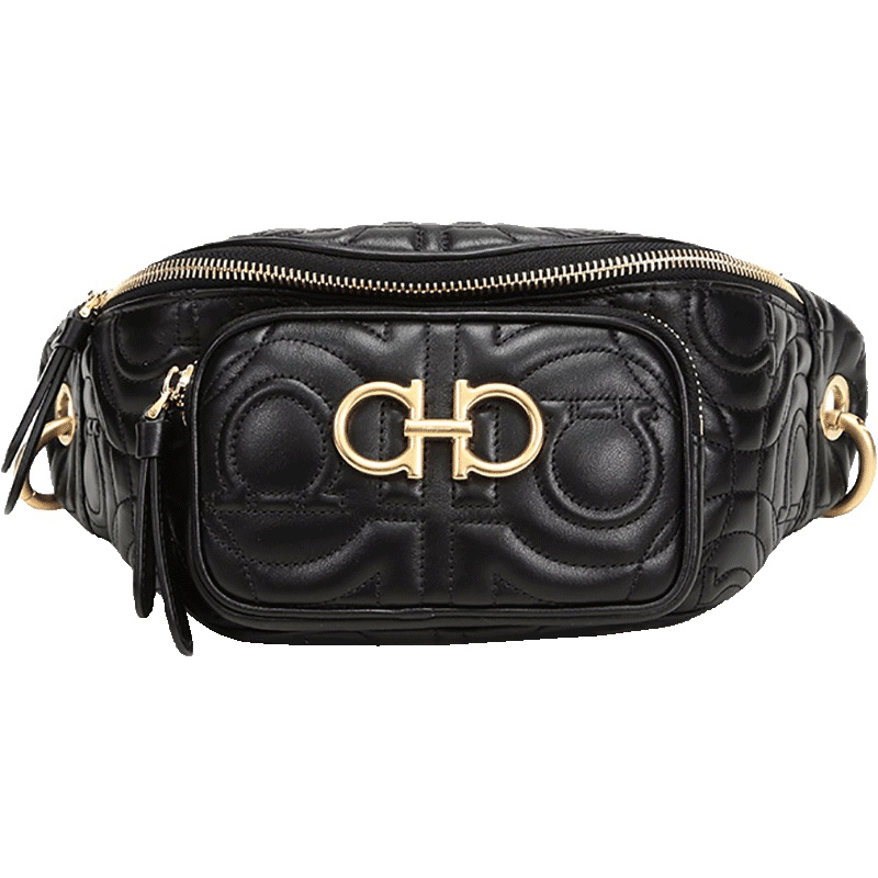 Salvatore Ferragamo 菲拉格慕 女士牛皮腰包斜挎包 21H337