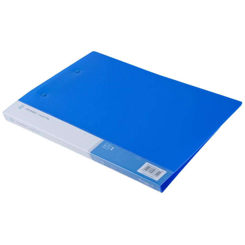 中锐智采(广博)A2082 A4文件夹板 双夹 6册蓝色 资料册档案夹强力夹长押夹