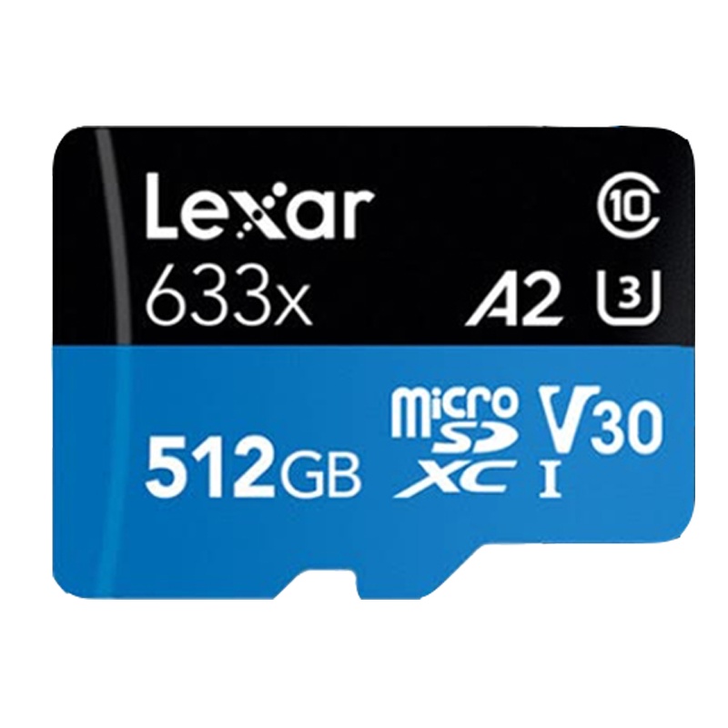 [免邮]雷克沙(Lexar)512GB TF卡 633X手机存储卡MicroSD A2 读100MB/s
