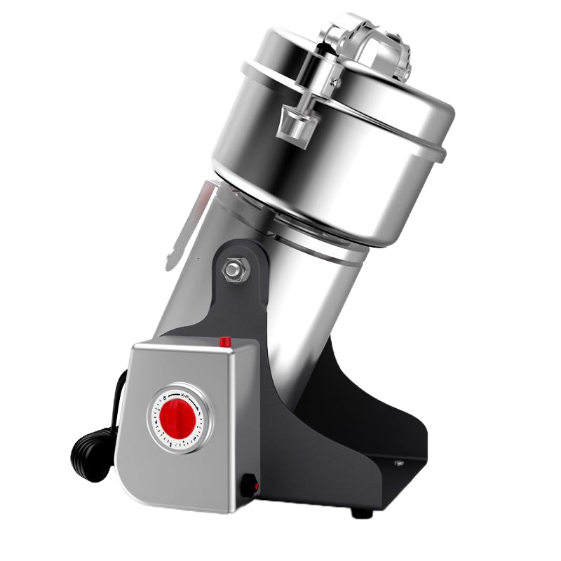 打粉机纳丽雅商用超细家用小型粉碎机五谷杂粮研磨打碎干磨粉机8G 直立式200克(材质更耐用)铜电机