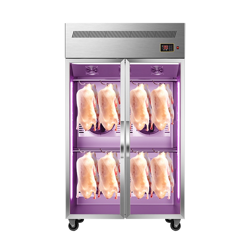 猛世智能晾鸭柜商用晾胚保鲜柜烧鸭烧鹅烧腊晾胚柜 豪华智能款双门不锈钢