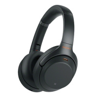 索尼(SONY)WH-1000XM3 高解析度无线蓝牙降噪 头戴式耳机(触控面板 智能降噪 长久续航)黑色
