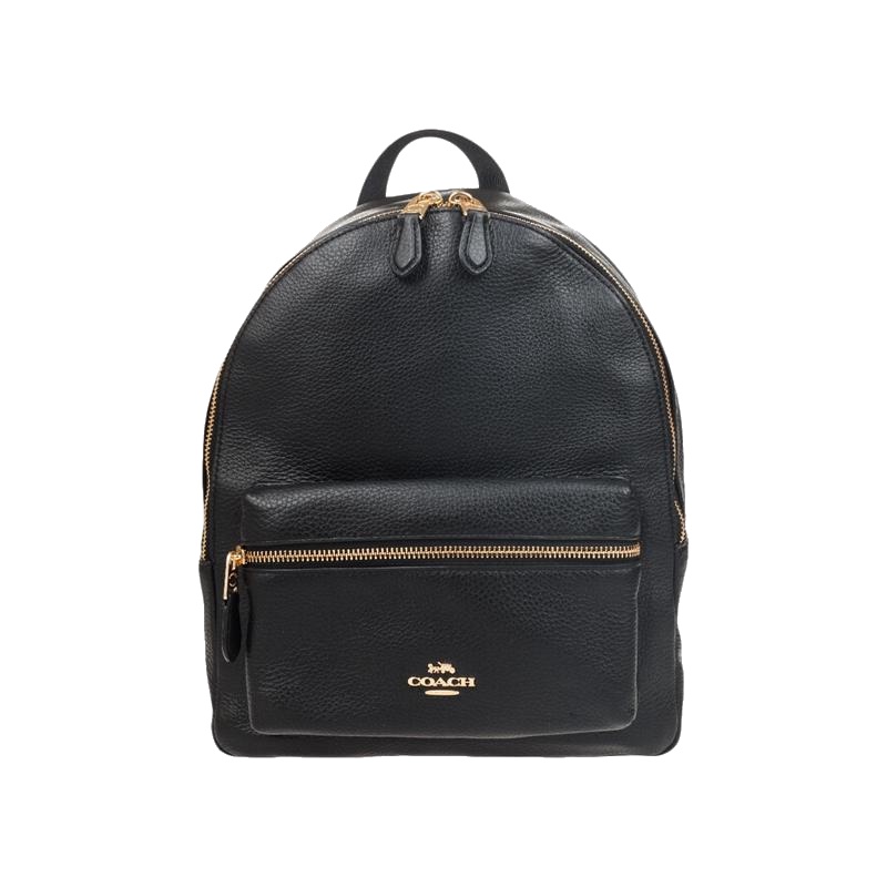 COACH 纯皮中号双肩女士背包