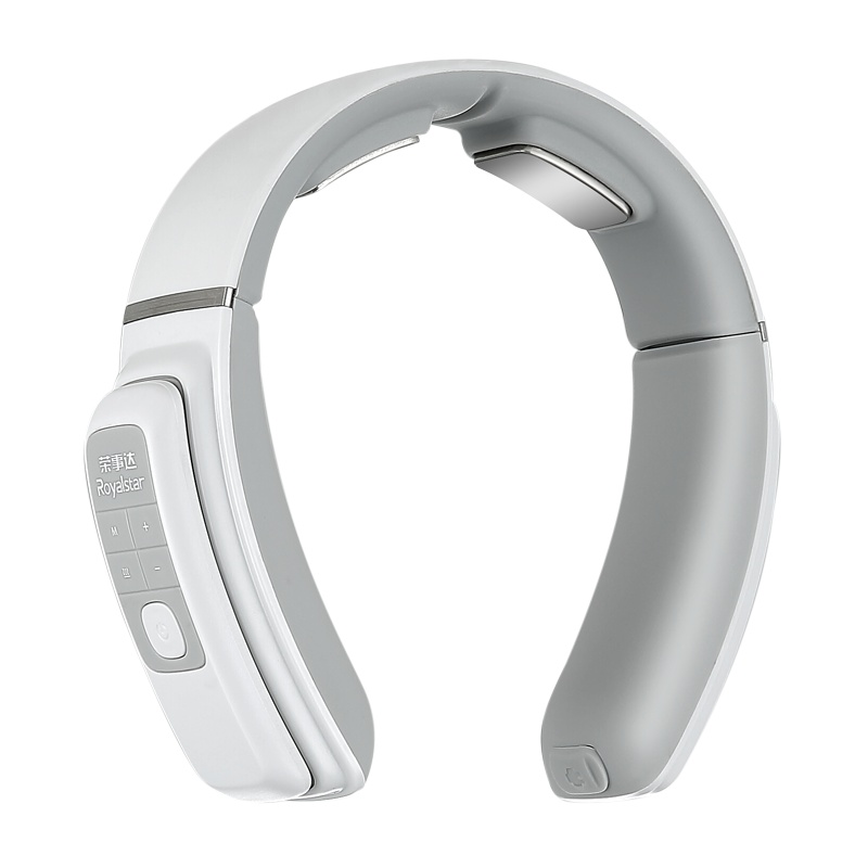 荣事达颈椎按摩器颈部按摩仪多功能脖子振动家用智能护颈仪教师节送礼佳品RSD-AM911S2（白色）