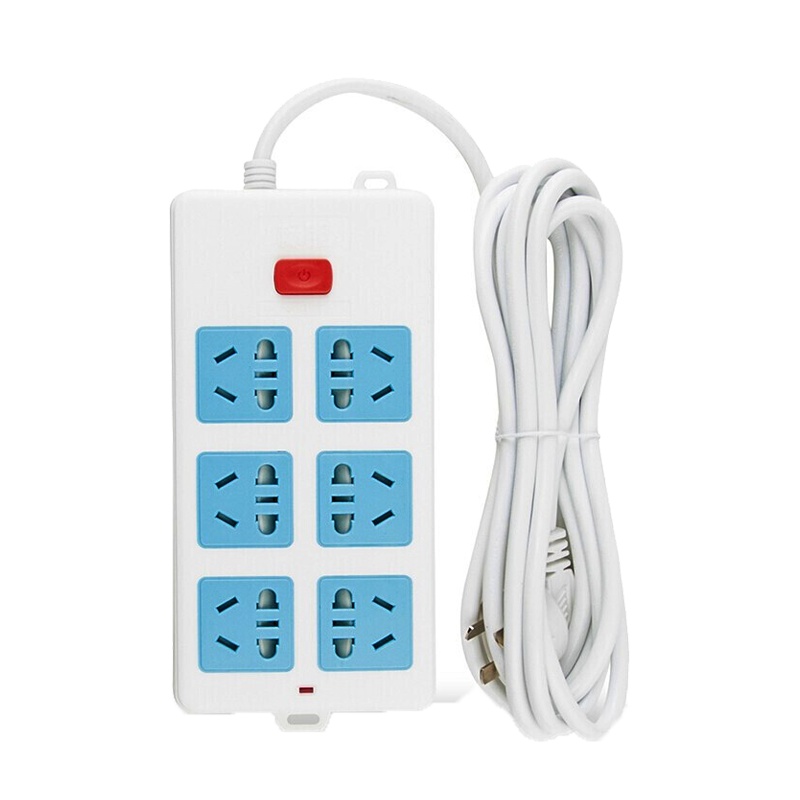 晨光(M&G)AEA98632双排插座 6孔5米 多孔插排插线板 接线拖线板 插板带线 办公家用电源插板加长插线板