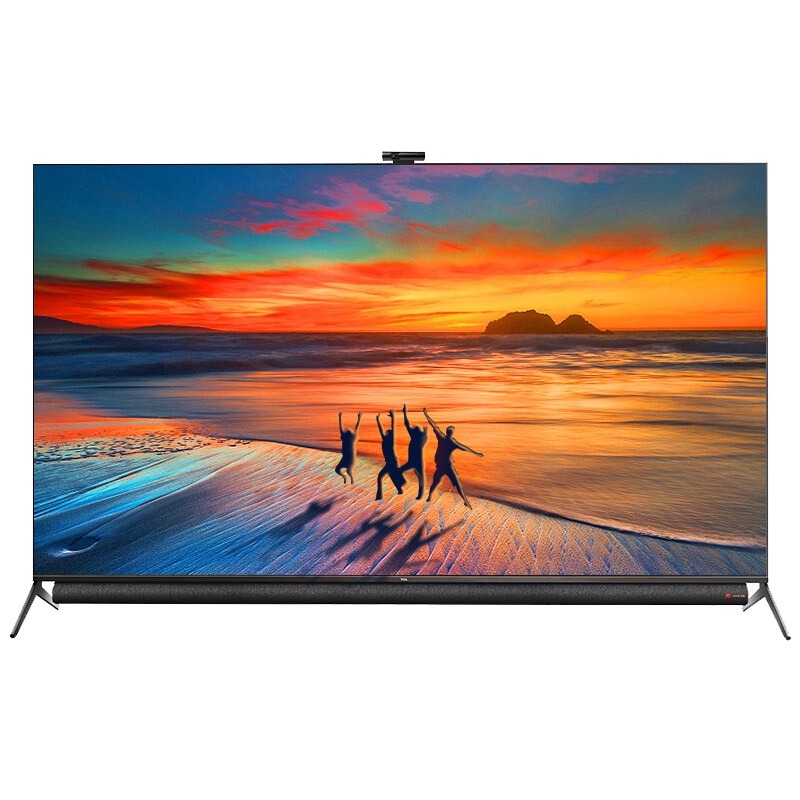TCL 65C79 65英寸4K高清高色域 视频通话 前置一体式圆柱音响 3+32GB智能平板电视