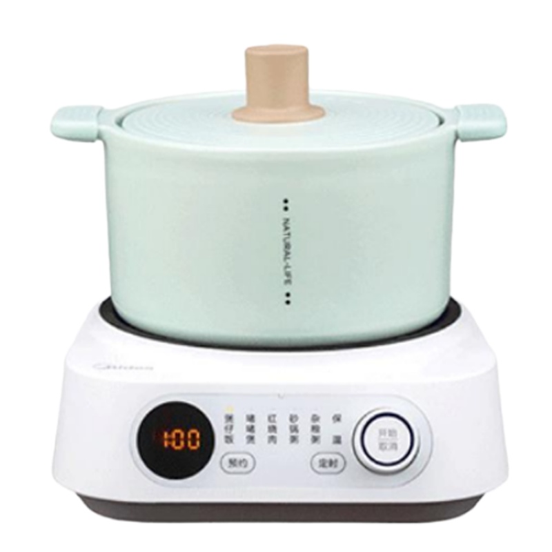 美的电炖锅DG20P101家用陶瓷煲汤锅宝宝辅食砂锅插电多功能炖盅煮粥神器