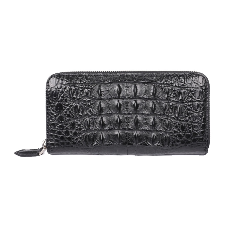 【顺丰配送】手夹包真皮包手抓包鳄鱼皮纹拉链手拿包男包长款钱包男士手包