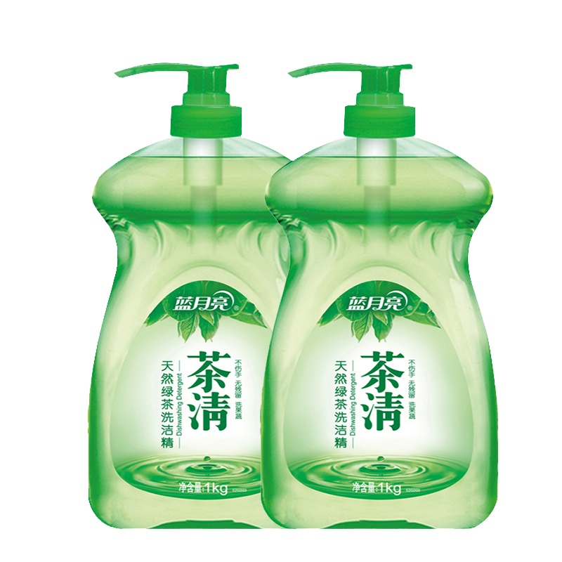 蓝月亮·1kg*2绿茶洗洁精 yjj单位:件