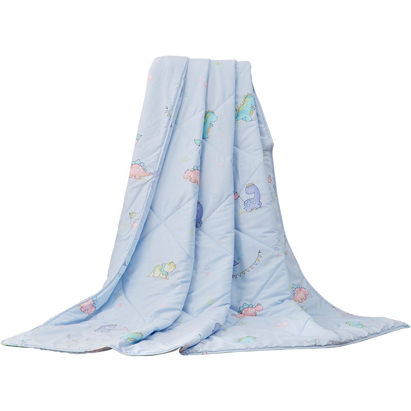 梦洁(MENDALE)家纺 MINI MEE出品 儿童纯棉印花去问清爽被子恐龙彩旗男宝宝女宝宝驱蚊健康学生可爱卡通柔软被