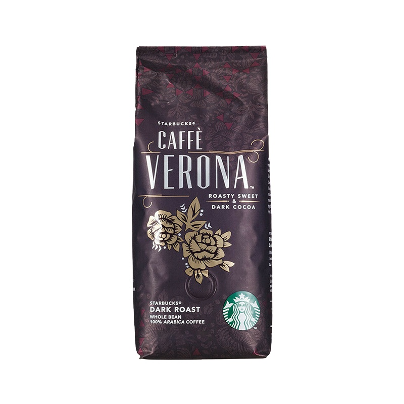 [法国门店直采]星巴克(Starbucks)佛罗娜咖啡豆 250g/袋 进口咖啡豆 黑咖啡 法国进口