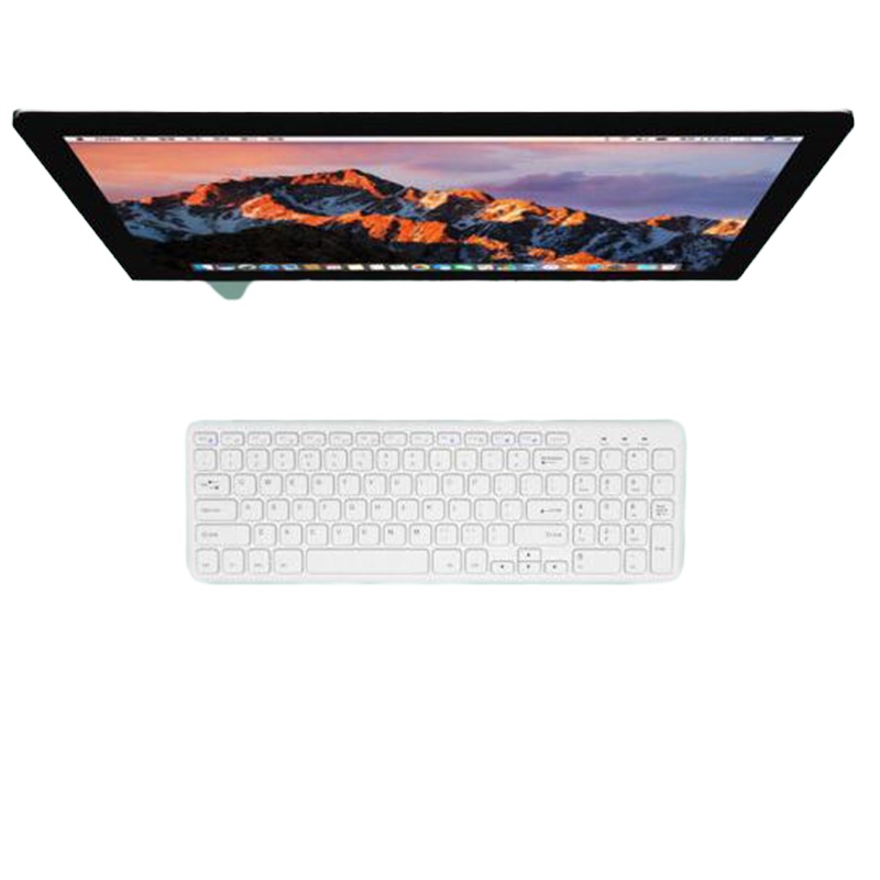 联想笔记本USB外接办公无线小键盘鼠标套装静音 无线96键版--白色