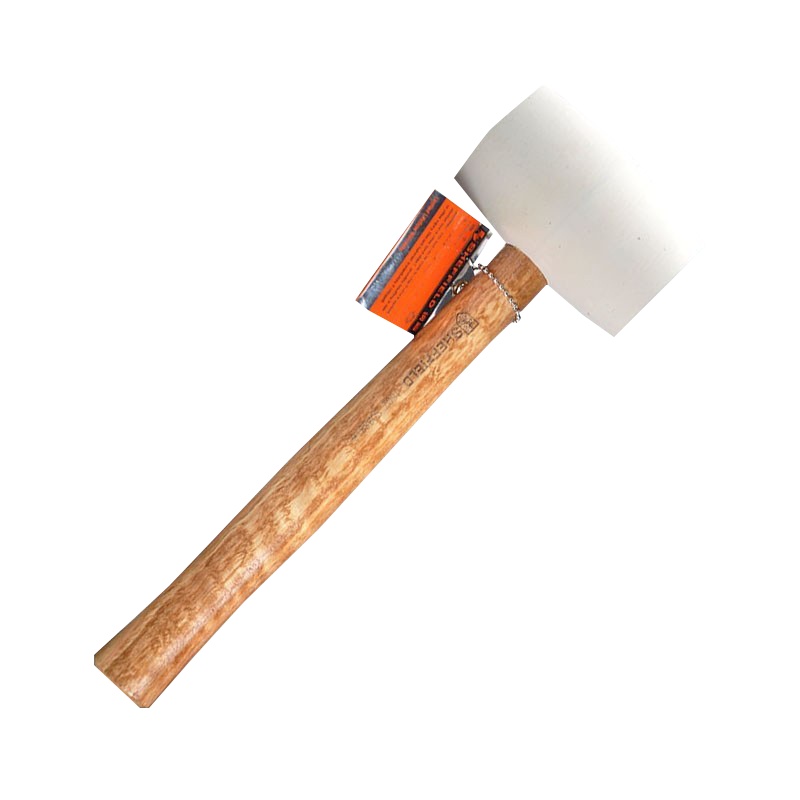 钢盾胶锤 木柄家具安装橡胶锤 16oz S088816