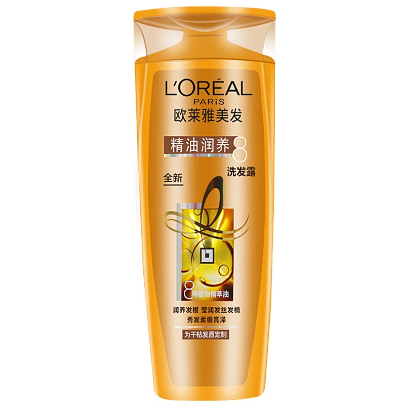欧莱雅精油润养洗发露400ml 修护毛躁补水保湿顺滑养护洗发水