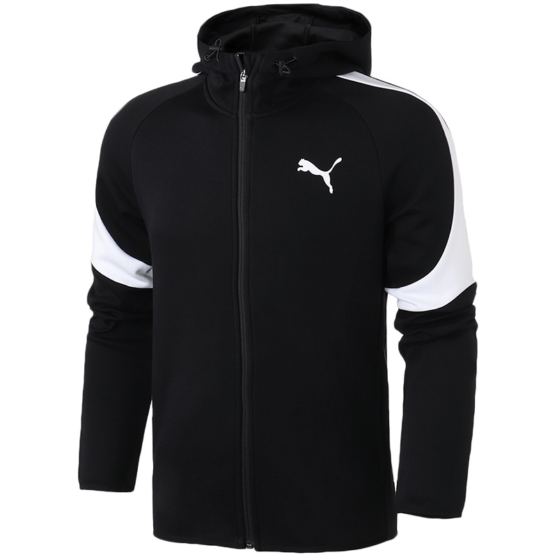 PUMA彪马运动服男装运动针织外套85375201 L 85375201黑色