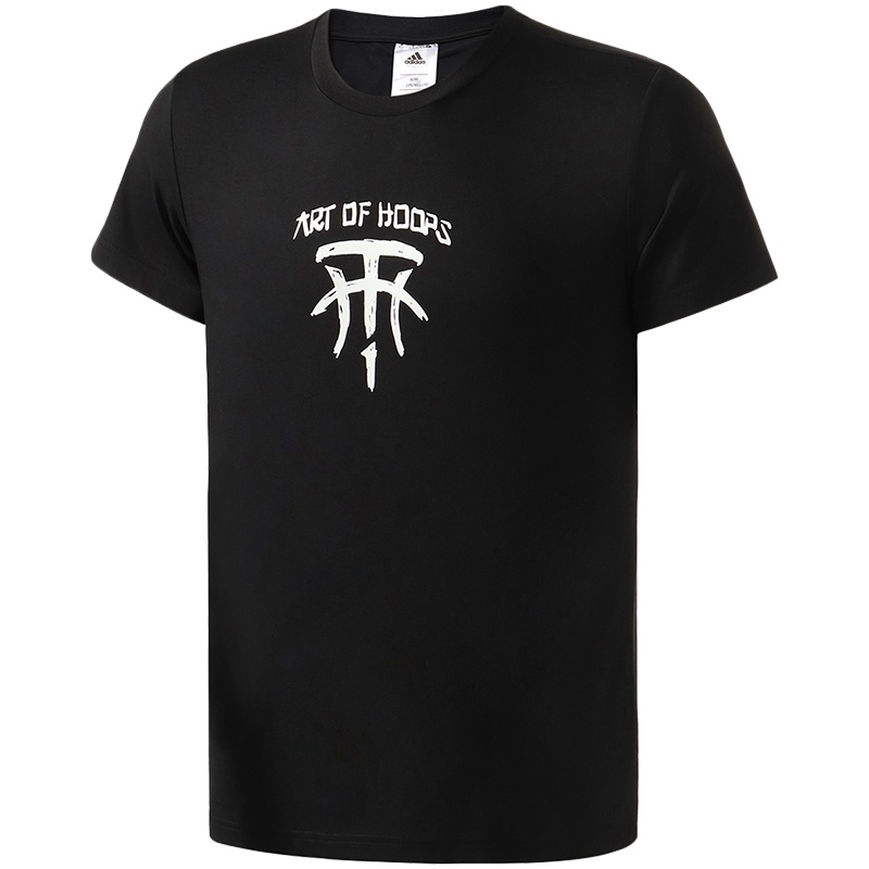 阿迪达斯男服短袖T恤麦迪篮球文化休闲服装DZ0680