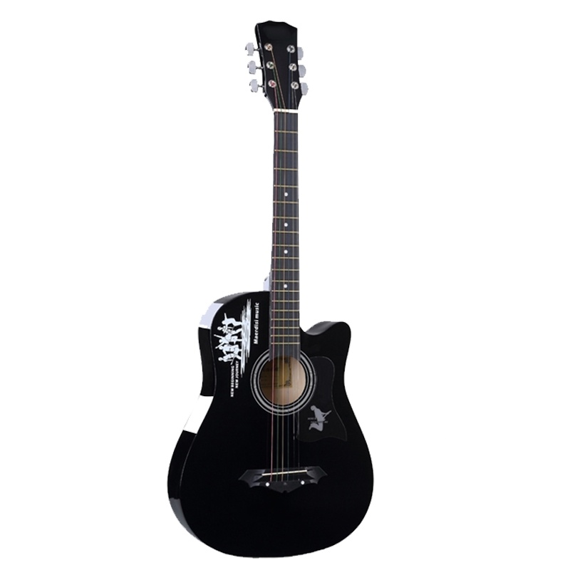 炎黄38寸初学者吉它新手民谣木吉他男女学生入门练习乐器送全套