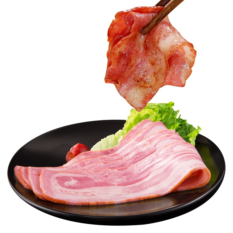 玉兔培根肉片早餐手抓饼培根切片500g*2