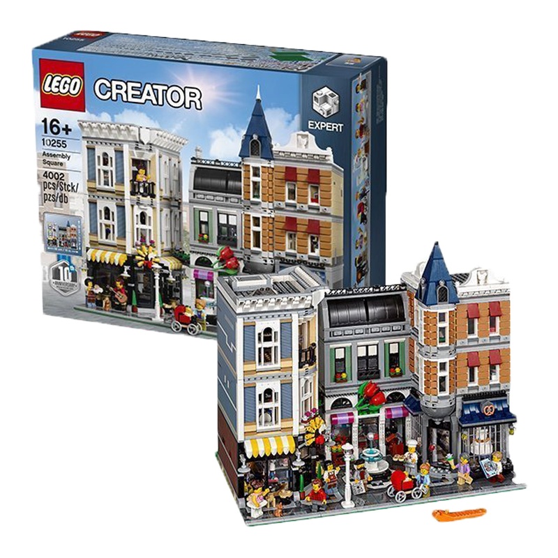 乐高(LEGO)Creator 创意百变 城市中心广场 10255 塑料积木玩具4002块 16岁以上 500块以上