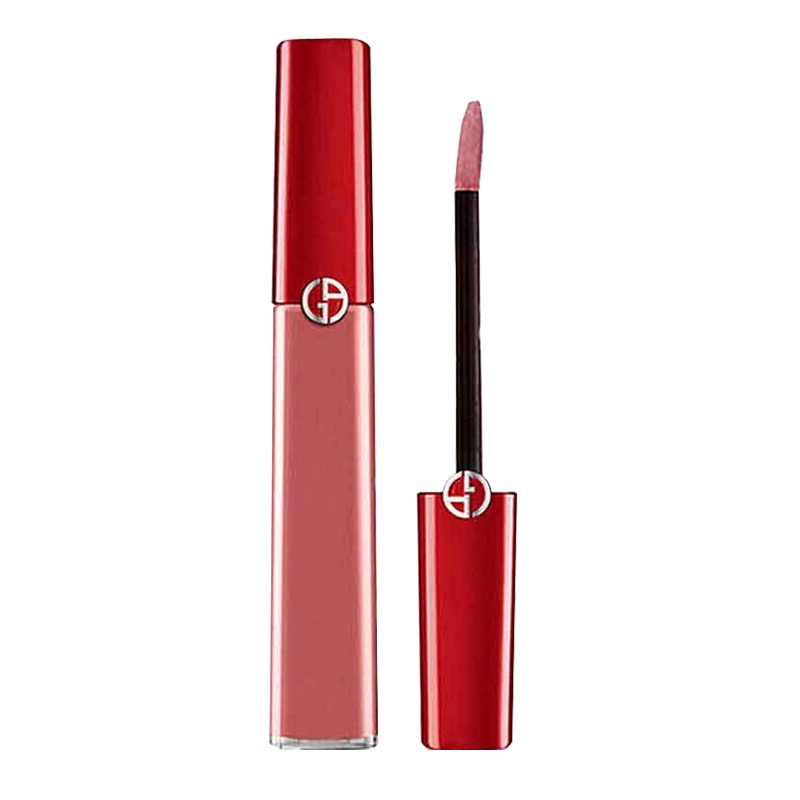 阿玛尼(Armani)唇釉口红 405/206 臻致红管唇釉丝绒哑光液态唇彩显色唇膏红管6.5ml 500#裸粉色易上色