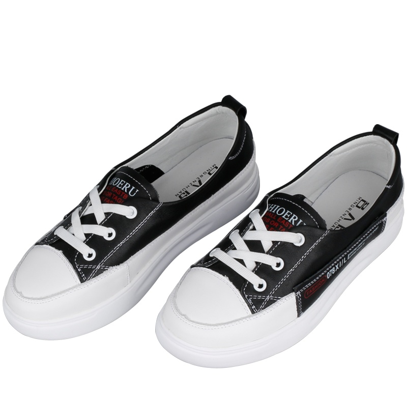 名人传 2020真皮小白鞋休闲百搭时尚头层牛皮