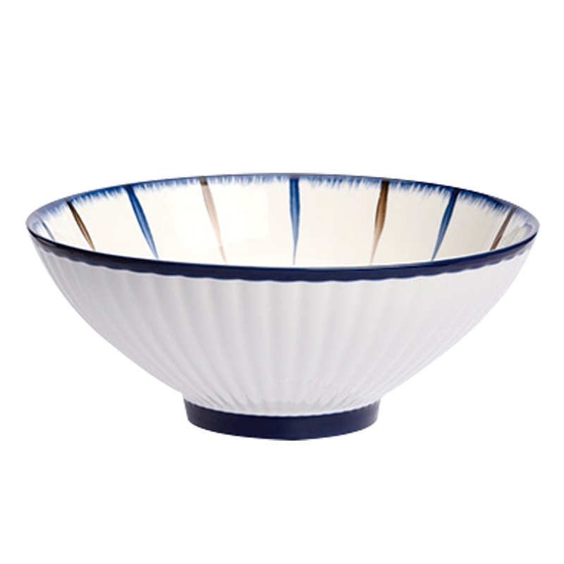 富昱景 日式和风餐具陶瓷家用创意饭碗吃面碗沙拉碗8寸