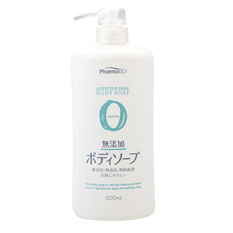 熊野油脂无添加沐浴露 600ml/瓶 温和清洁