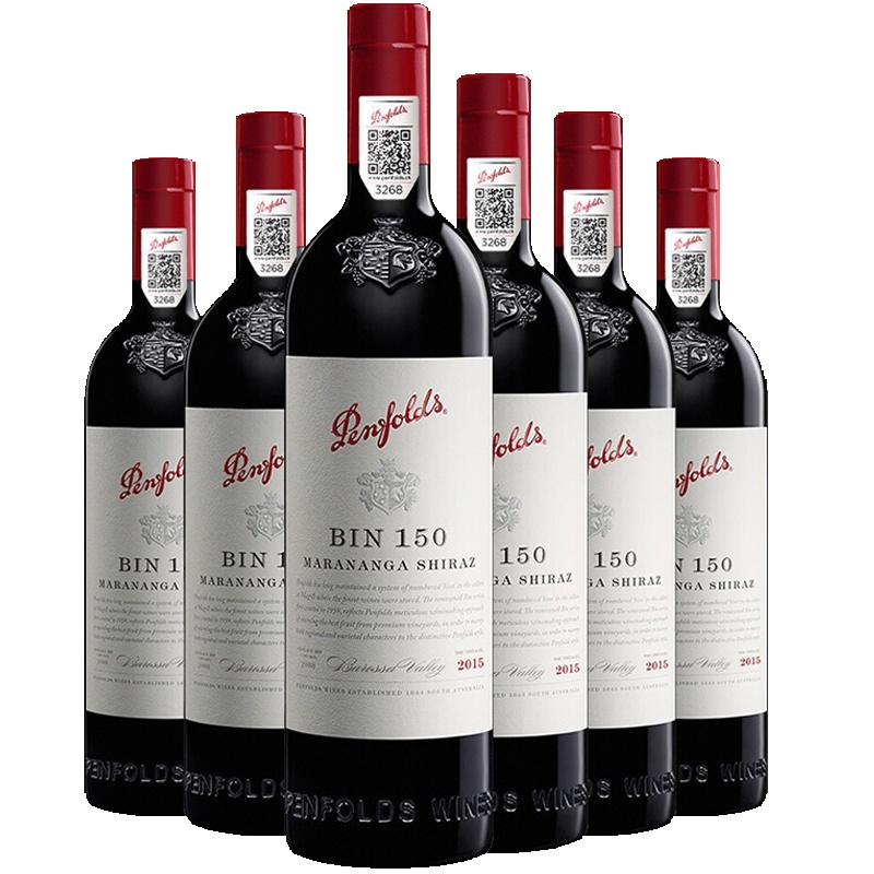 奔富( Penfolds)Bin150 玛拉南戈西拉红葡萄酒 750ml *6