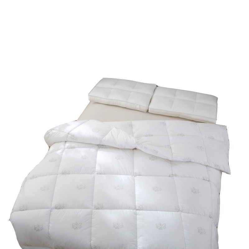 吉岳Giyou尊贵奢华时尚全棉羽丝绒冬被亲肤柔软天然无刺激保暖性强贴身舒适电脑绗缝技术填充纤维不易移位结实耐用冬被