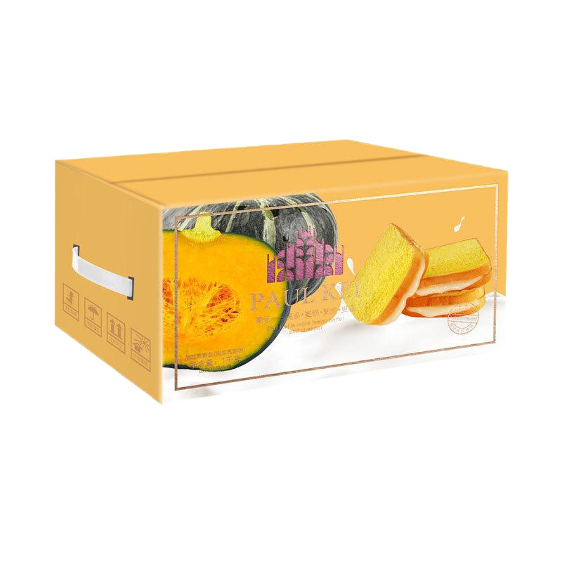 广东葡记 南瓜乳酪味软吐司夹心面包 1000g