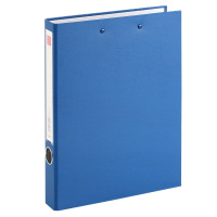 齐心 NO.336 纸板文件夹8册 A4资料夹 蓝色